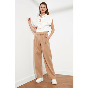 Trendyol Camel Belt Pants