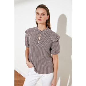 Trendyol Mürdum Upright Collar Blouse