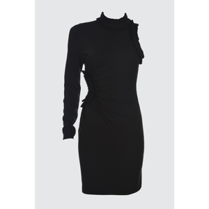 Trendyol Black Collar Detailed Dress