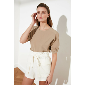 Trendyol Mink Basic Blouse