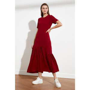 Trendyol Burgundy Wide Cut Dress