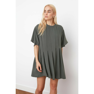 Trendyol Green Pleated Dress