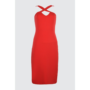 Trendyol Red Collar Detailed Dress