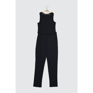 Trendyol Navy Blue Strap Crop Knitted Bottom-Top Tool