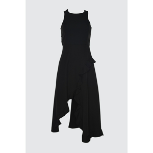 Trendyol Black Flywheel Detailed Dress