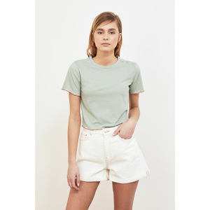 Trendyol Mint Wick Knitted Blouse