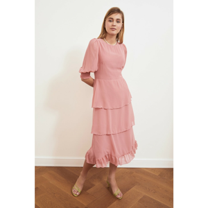 Trendyol Rose Dry Flywheel Dress