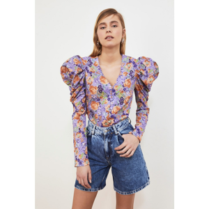 Trendyol Multicolored Shoulder Detailed Blouse