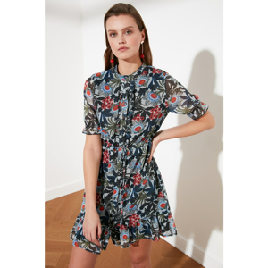Trendyol Multicolored Clamping Detailed Dress