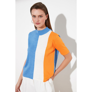 Trendyol Blue Block Knitwear Sweater