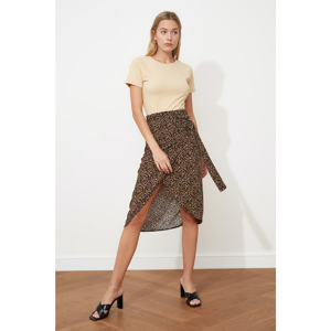 Trendyol Brown Belt Skirt