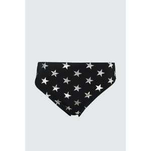 Trendyol Black Star Print Bikini bottom