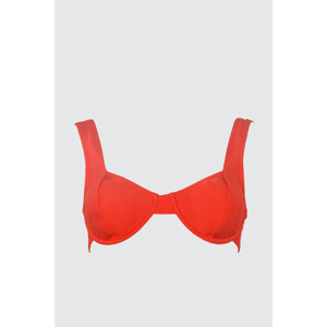 Trendyol Bikini Top - Red - Plain