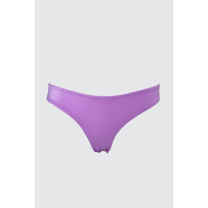 Trendyol Purple Textured Bikini bottom