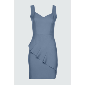 Trendyol Blue Pli Detailed Dress
