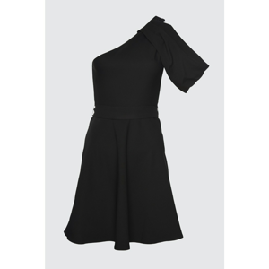 Trendyol Black Sleeve Detailed Dress