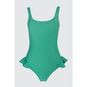 Trendyol Green Ruffly Swimsuit