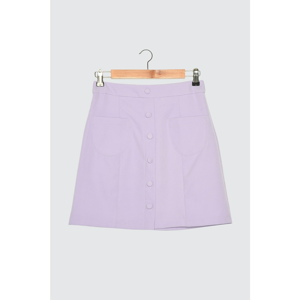 Trendyol Lila Button Detail Skirt