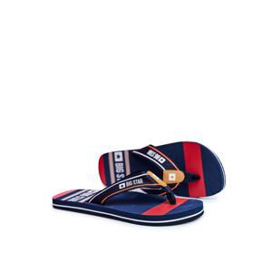 Men's Slides Flip flops Big Star Navy FF274A459