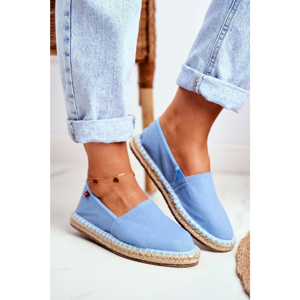 Women's Espadrilles Braided Sole Blue Big Star DD274A153