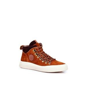 Men's Sneakers Suede Leather Big Star Camel GG174332