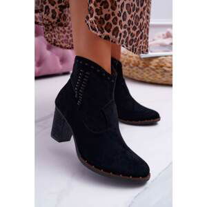 Women’s Boots On High Heel Black Westema