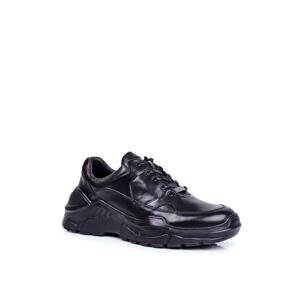Men’s Sport Shoes Leather GOE Black GG1N3014