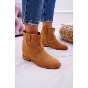 Women's Boots On Wedge Camel Evana