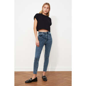 Trendyol Blue High Waist Skinny Jeans