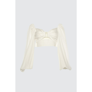 Trendyol Ekru Decollete Detailed Blouse