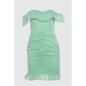 Trendyol Green Collar Detailed Dress