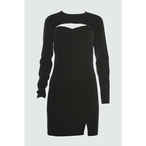 Trendyol Black Bolero Collar Dress