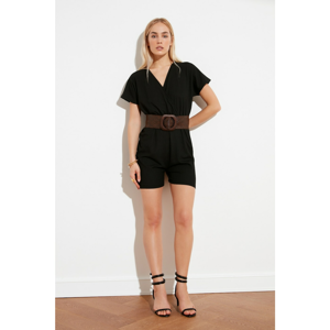 Trendyol Black Cruise Collar Jumpsuit