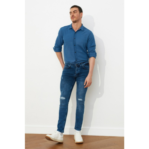 Trendyol Indigo Male Destroyed Skinny fit Jeans