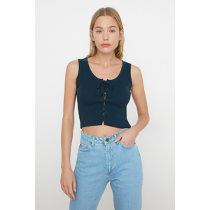 Trendyol Crop Knitwear Blouse WITH Oil Binding Detail