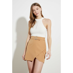 Trendyol Camel Belt Skirt