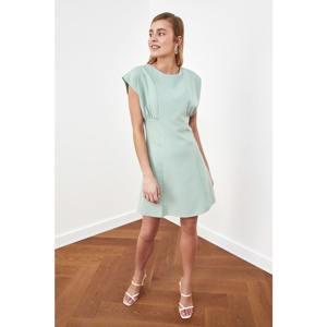 Trendyol Mint Pucker Detailed Dress