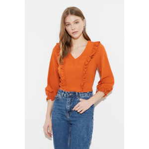 Trendyol Tile Frilled Blouse