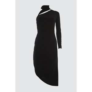 Trendyol Black Collar Detailed Dress