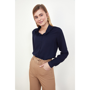 Trendyol Navy Blue Basic Shirt