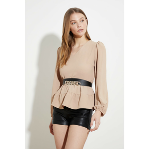 Trendyol Stone Flywhe perk Blouse