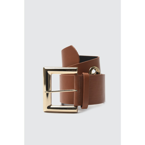 Trendyol Belt WITH Leather-Looking Buckle with Taba Eyelet Detail