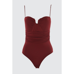 Trendyol Claret Red Draped Body