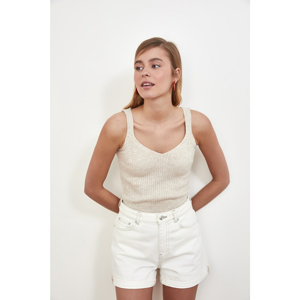 Trendyol Knitwear Blouse WITH Stone V Collar Strap