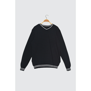 Trendyol Navy Blue Male Sweatshirt