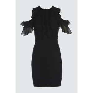 Trendyol Black Collar Detailed Dress