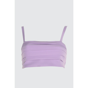 Trendyol Lilac Bustier with Straps