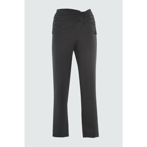 Trendyol Black Belt Detailed Pants