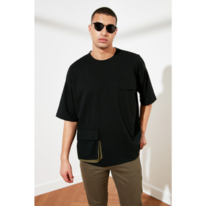 Trendyol T-Shirt - Black - Oversize