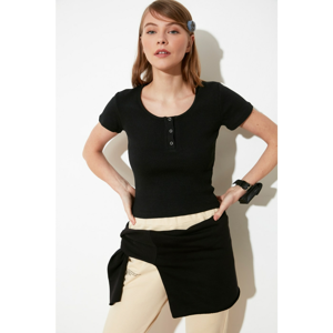 Trendyol Black Wick Knitted Blouse